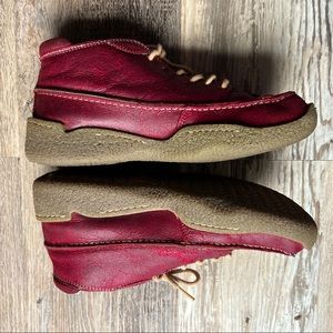HAVANA JOE 100% red Napa leather boots hand stitched in Spain